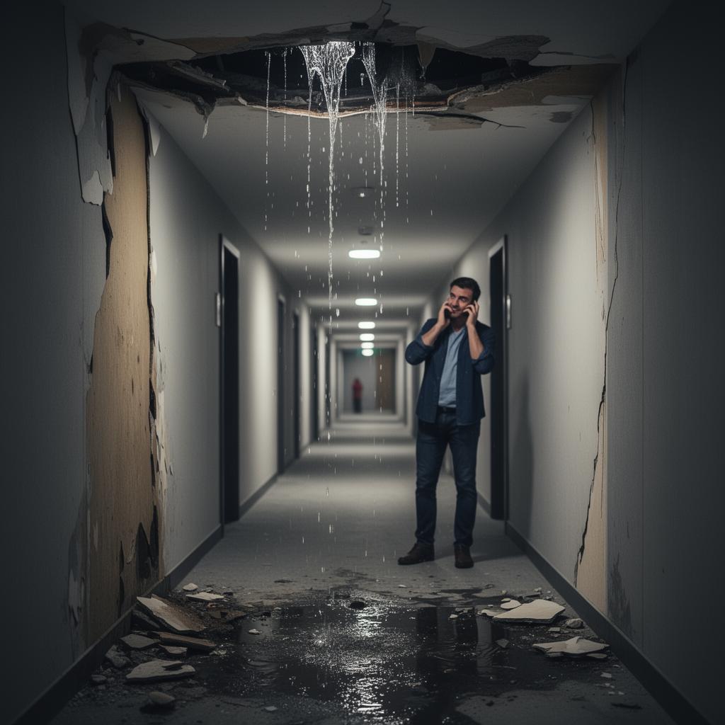 Dégât des eaux dans une copropriété — illustration du scénario traité par NextCall