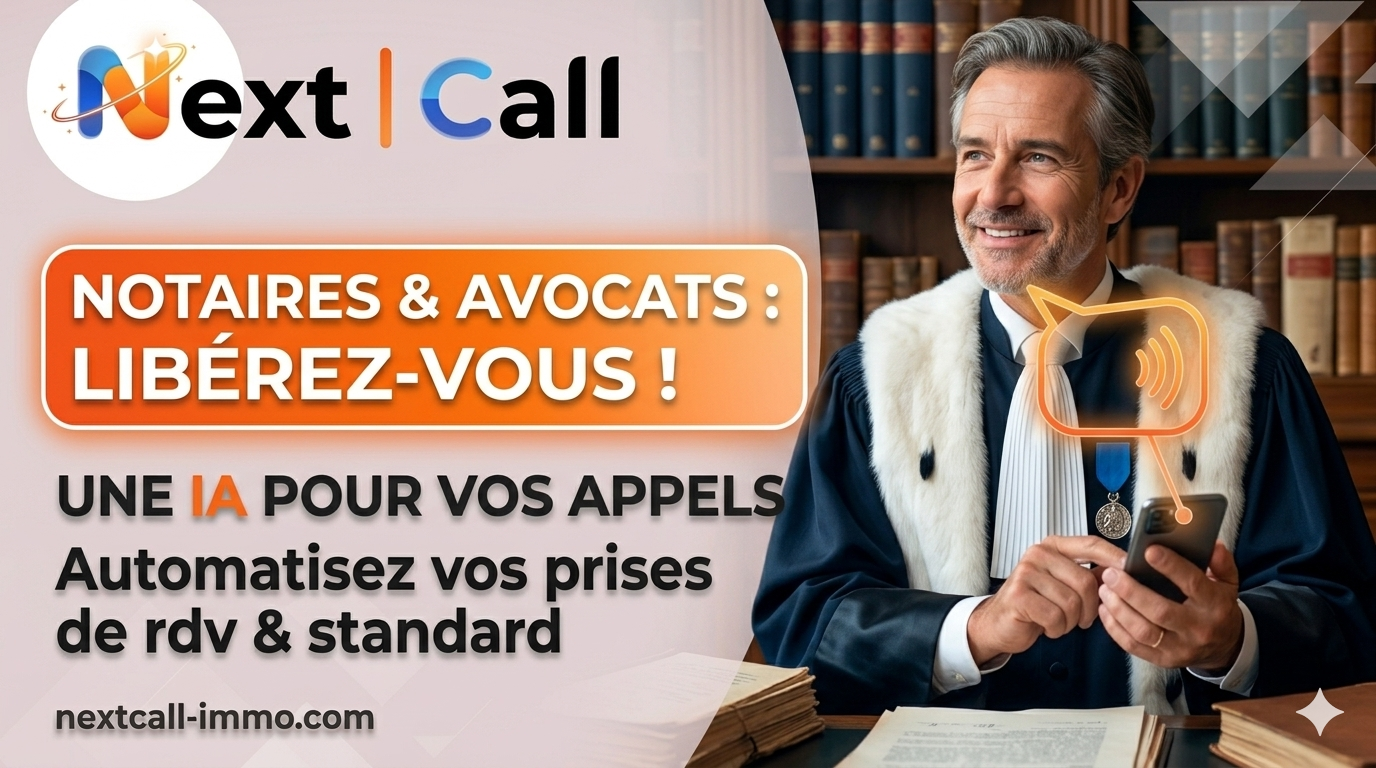 Next Call AI — démo plateforme IA pour études notariales